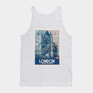 Travel Art London United Kingdom Tank Top